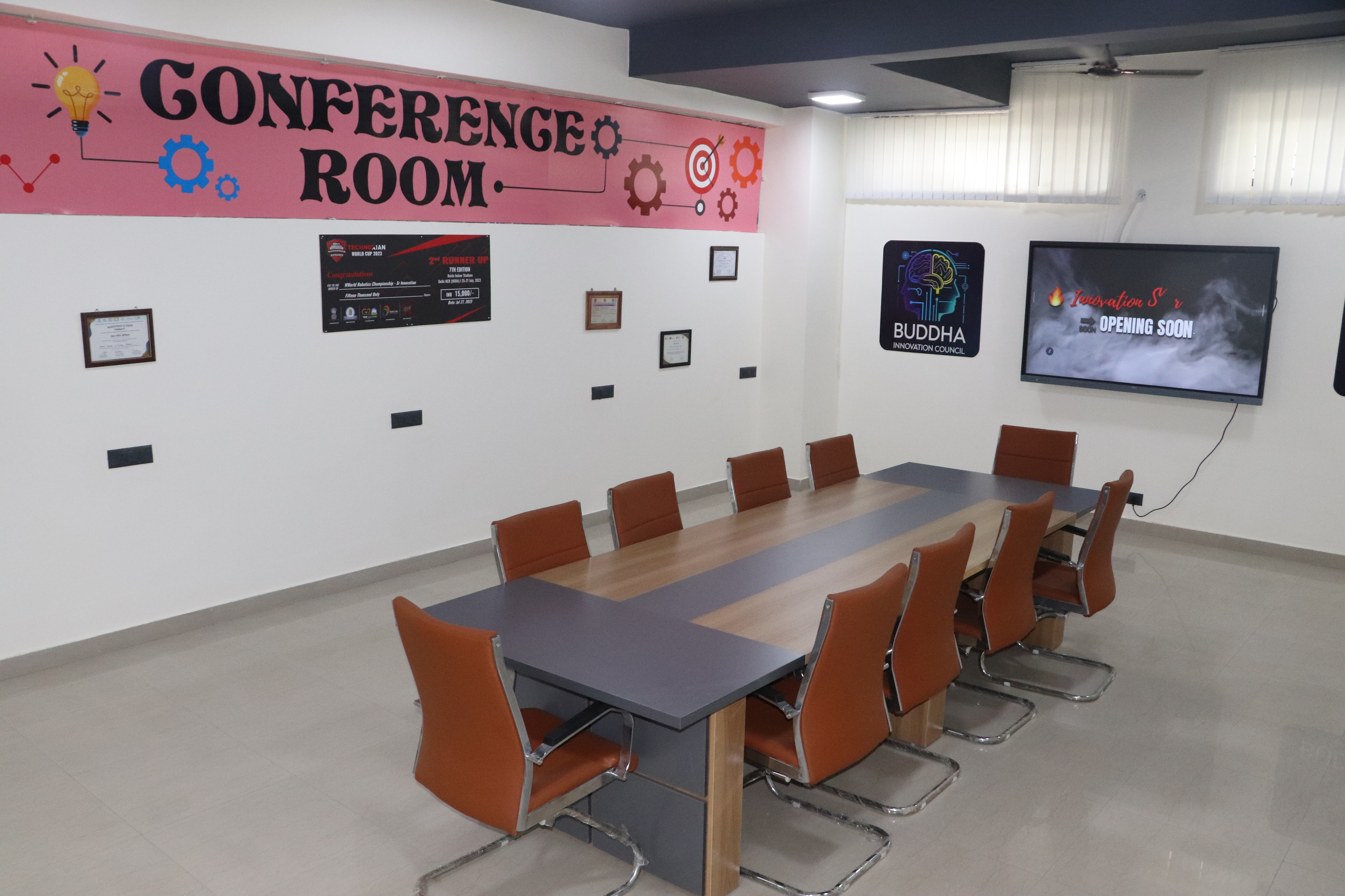 Co-working spaces and startup incubation facilities at BGI Innovators Foundation